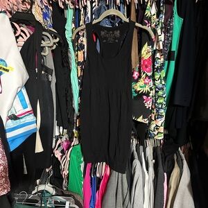Black Sleeveless Dress